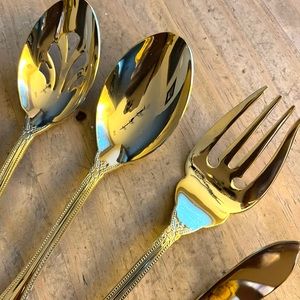 Saint James 24K Gold Plated Hostess Serving Set